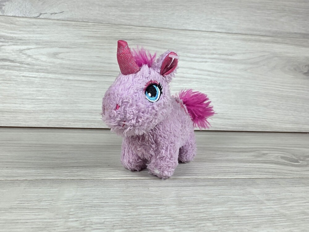 Hugfun International Plush Unicorn Pink 6" Fantasy SU51